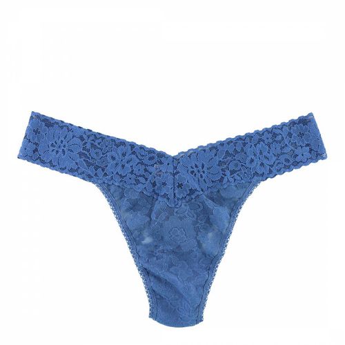 Blue Daily Lace Original Rise Thong - Hanky Panky - Modalova