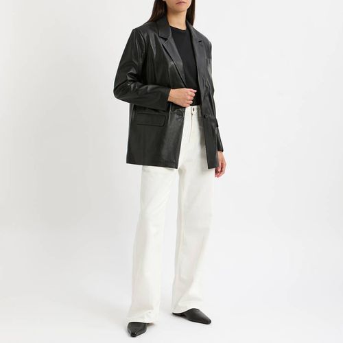 Black Leather Blazer - N°· Eleven - Modalova