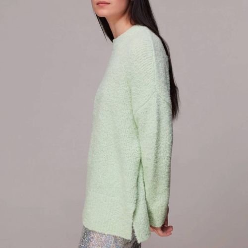 Mint Relaxed Boucle Jumper - WHISTLES - Modalova