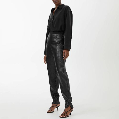 Black Matte Sequin Trousers - ARKET - Modalova