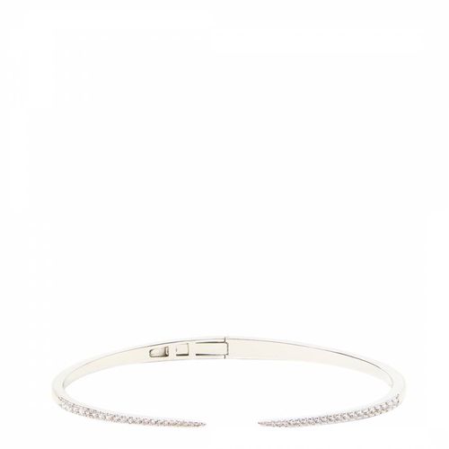 Silver Embellished Wrap Bangle - Liv Oliver - Modalova