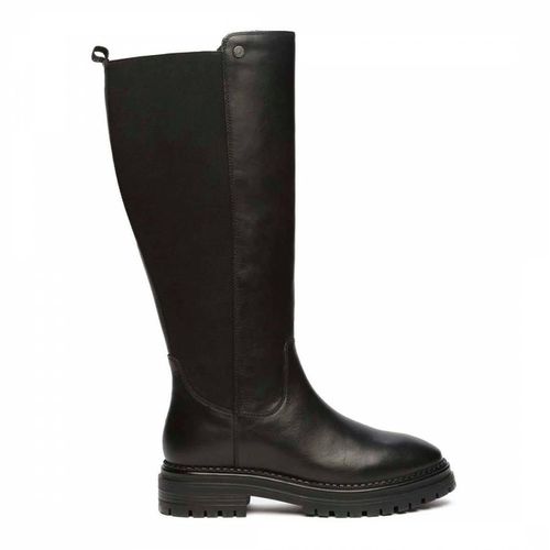 Black Hanburg Leather Long Boots - Osprey London - Modalova
