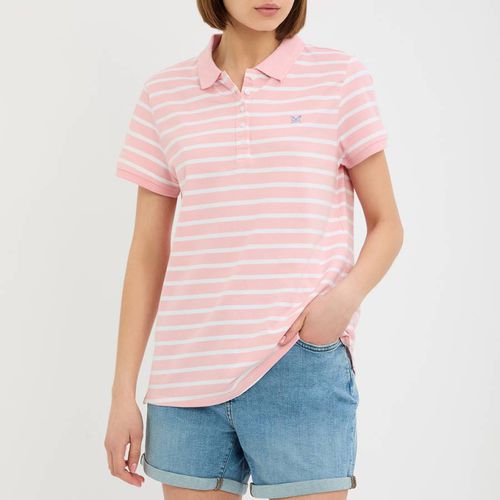 Pink Stripe Polo - Crew Clothing - Modalova