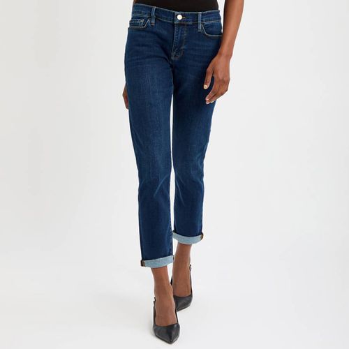 Dark Blue Le Garcon Boyfriend Jean - Frame - Modalova