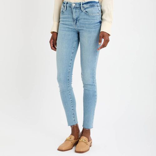 Blue Le High Skinny Raw Edge Jeans - Frame - Modalova