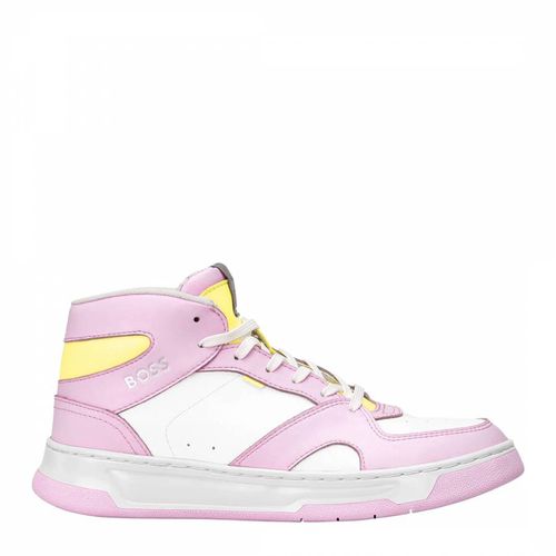 White/Pink Baltimore Trainers - BOSS - Modalova