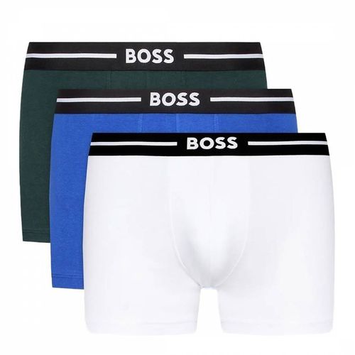 Navy 3 Pack Boxer Shorts - BOSS - Modalova