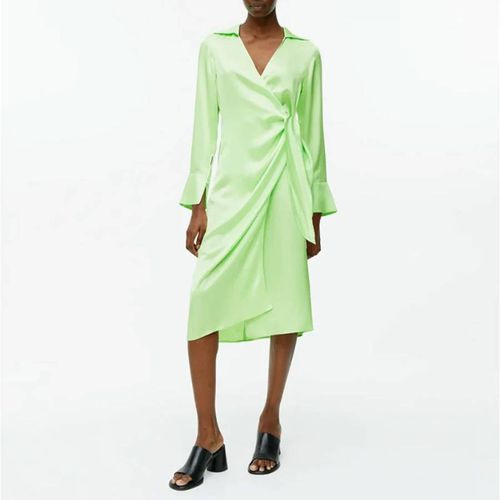 Lime Green Wrap Dress - ARKET - Modalova