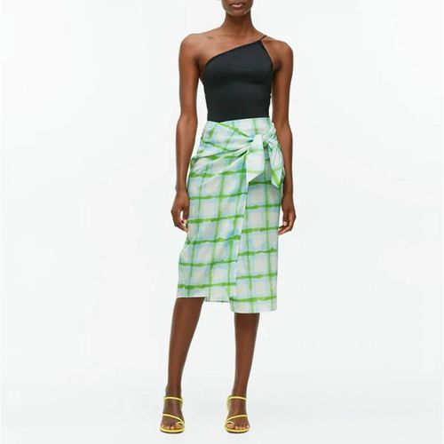 Green Print Wrap Skirt - ARKET - Modalova