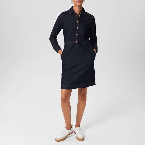 Dark Blue Lulu Denim Dress - Hobbs London - Modalova