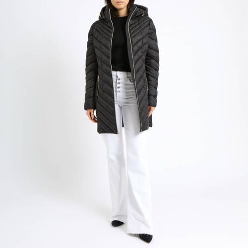 Black Long Chevron Coat - Michael Kors - Modalova