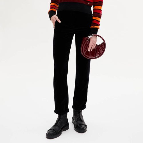 Black Straight Cashmere Blend Trousers - Sonia Rykiel - Modalova