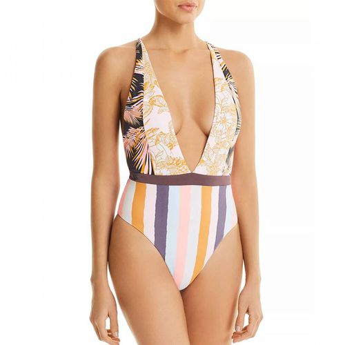 Orange Rainbow Jungle One Piece - Maaji - Modalova