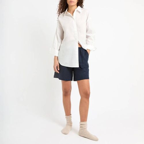 White Cotton Dip Hem Shirt - NÂ°Â· Eleven - Modalova