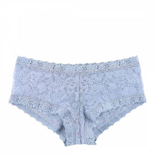 Blue Grey Daily Lace Boyshort Brief - Hanky Panky - Modalova