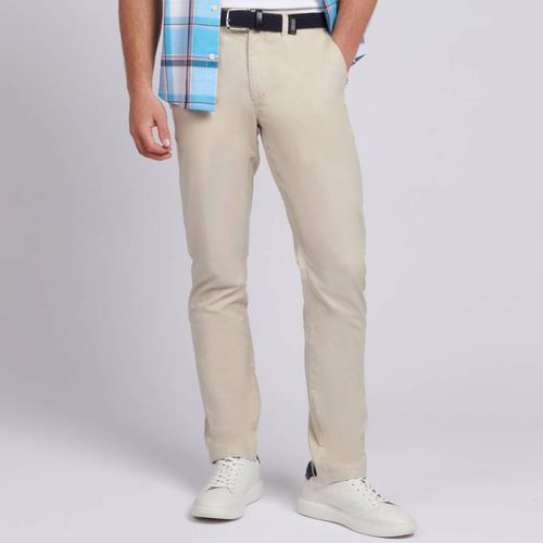 Sand Linen Blend Chinos - U.S. Polo Assn. - Modalova