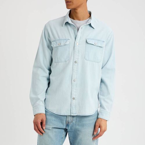 Off Blue Shirt Jacket - Frame - Modalova