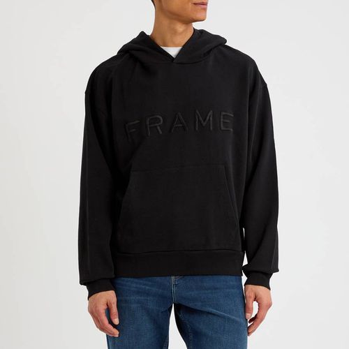 Black Logo Hooded Sweater - Frame - Modalova