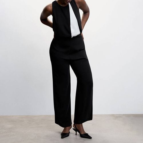 Black Long Jumpsuit - Mango - Modalova