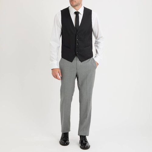 Grey Genesis Wool Trousers - BOSS - Modalova