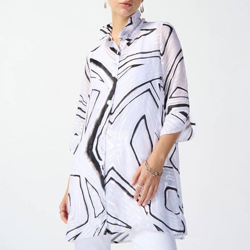 White Printed Tunic Top - Joseph Ribkoff - Modalova