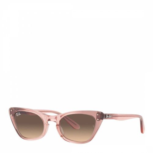 Transparent Pink Cat Eye Sunglasses - Ray-Ban - Modalova