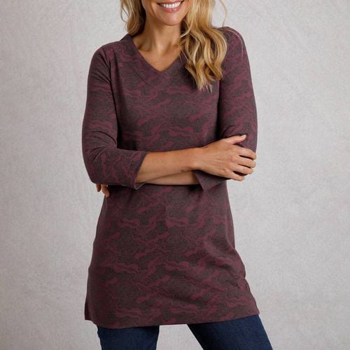 Burgundy Kimberley Cotton Tunic - Weird Fish - Modalova