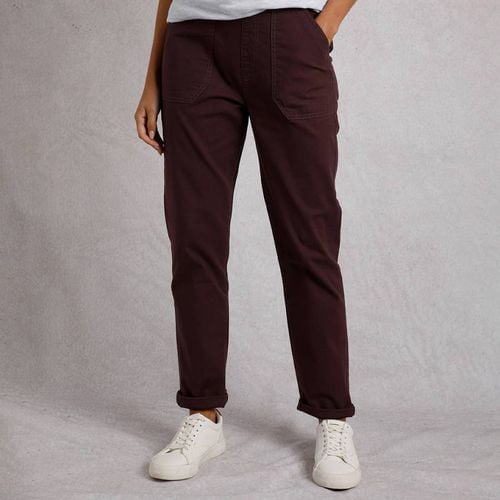 Burgundy Malorri Cotton Trousers - Weird Fish - Modalova