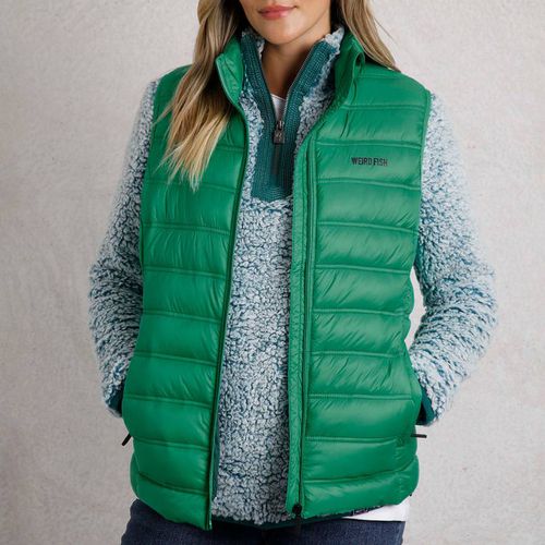 Green Atissa Lightweight Gilet - Weird Fish - Modalova