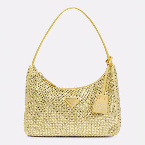 Gold Re-Edition Mini Embellished Shoulder Bag - Prada - Modalova