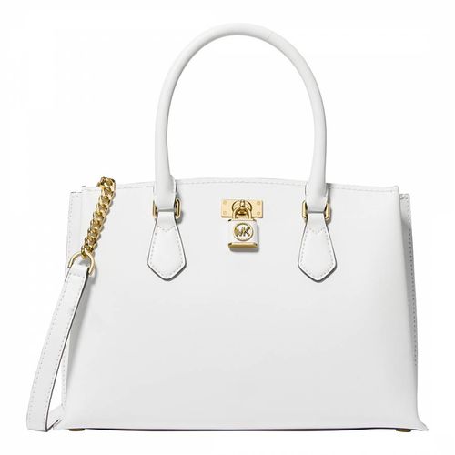 Optic White Ruby Medium Satchel - Michael Kors - Modalova