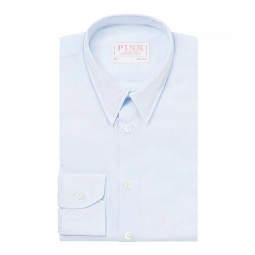 Pale Blue Tailored Fit Cotton Shirt - Thomas Pink - Modalova