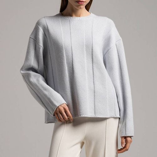 Pale Blue Wool Blend Jumper - Theory - Modalova