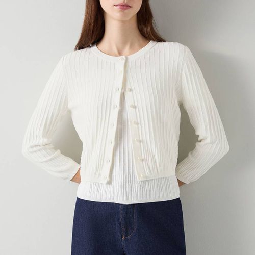 Cream Maria Cardigan - L K Bennett - Modalova