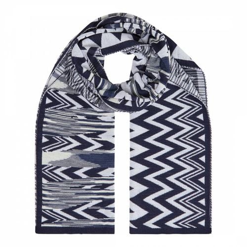 Blue Knitted Scarf - Missoni - Modalova