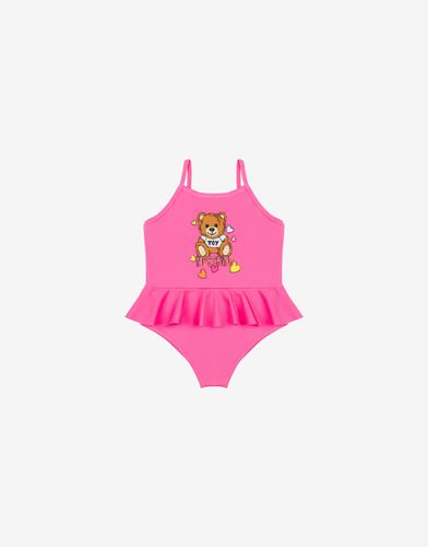 Costume Intero In Lycra Teddy & Hearts - Moschino - Modalova