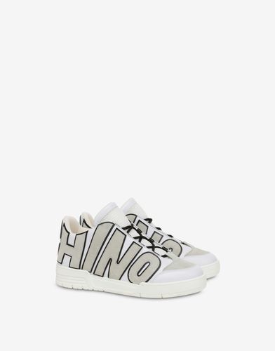 Streetball Sneakers With Maxi Logo - Moschino - Modalova