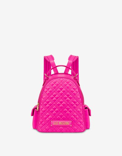 Quilted Backpack - Love Moschino - Modalova