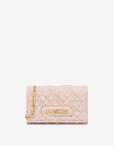 Smart Daily Bag Shoulder Bag With Lace - Love Moschino - Modalova
