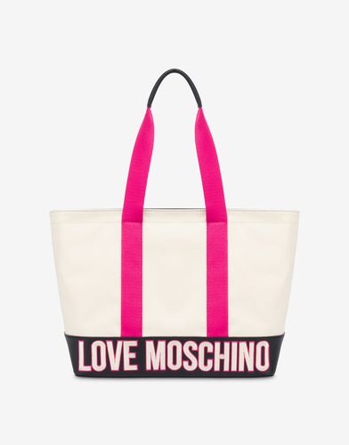Shopper De Lona Free Time - Love Moschino - Modalova