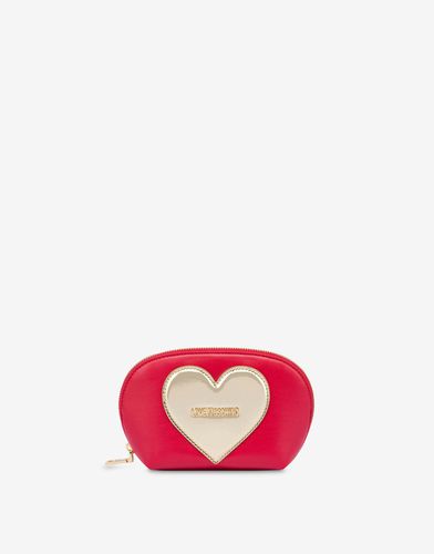 Beauty Bag Golden Heart - Love Moschino - Modalova