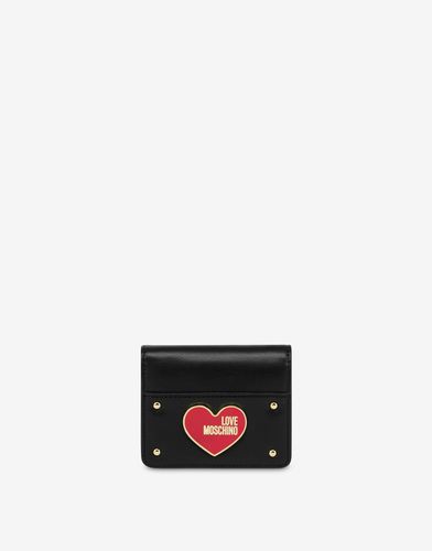 Enameled Heart Wallet - Love Moschino - Modalova