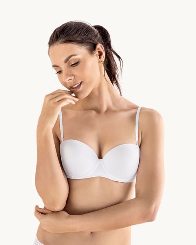 Sujetador sin tirantes con aro de push up suave - Lumar By Leonisa - Modalova