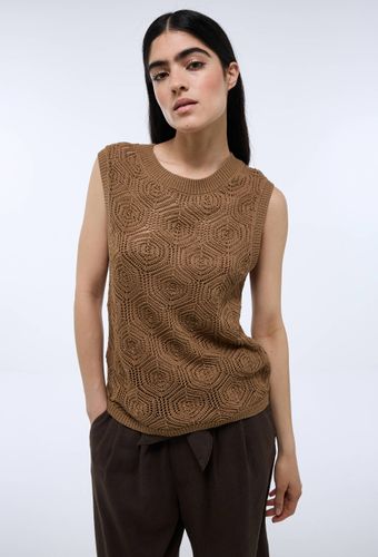 Top en crochet sans manches - MONOPRIX - Modalova