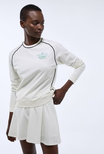 Sweat uni à manches longues en coton BIO - SPORT - Modalova