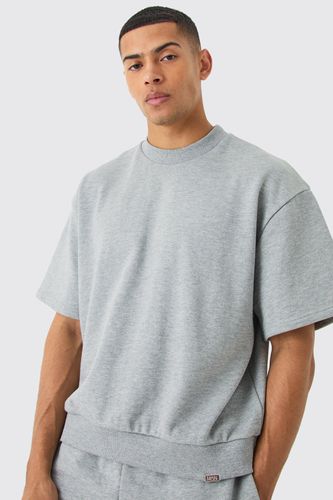Oversized Boxy Heavyweight Short Sleeve Sweatshirt - - L - boohooMAN - Modalova