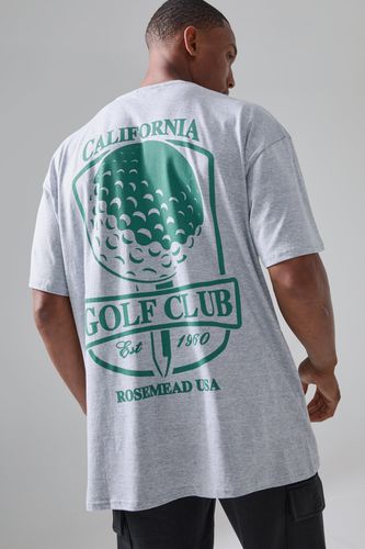 Man Active Golf Club Oversized T-shirt - - L - boohooMAN - Modalova