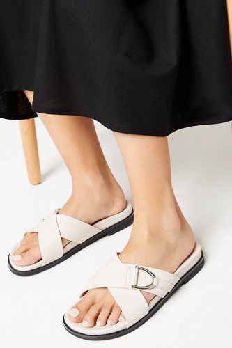 Womens Faith: Mara Metal Detail Slider Footbed Sandals - - 6 - Dorothy Perkins - Modalova