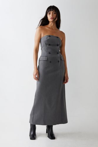 Womens Premium Tailored Bustier Midaxi Dress - - 10 - Warehouse - Modalova
