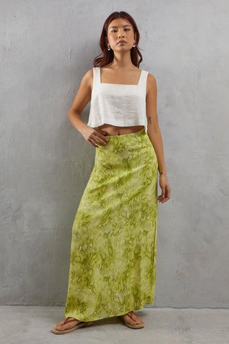 Womens Viscose Snake Print Bias Maxi Skirt - - 10 - Warehouse - Modalova